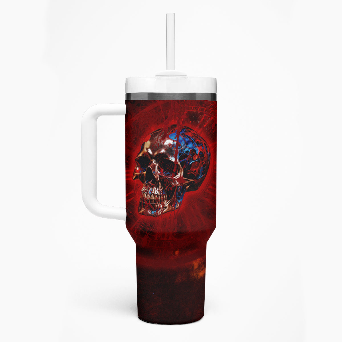 Time To Unleash A Little Hell!! Tumbler With Handle - Wonder Print Shop