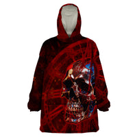 Time To Unleash A Little Hell!! Wearable Blanket Hoodie - Wonder Print Shop