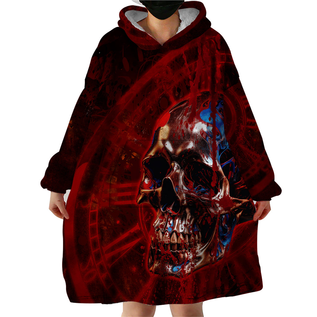 Time To Unleash A Little Hell!! Wearable Blanket Hoodie - Wonder Print Shop