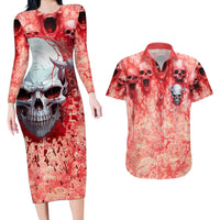 Walk Awax I Hace Anger Issues And A Serious Dislike For Stupid People Couples Matching Long Sleeve Bodycon Dress and Hawaiian Shirt - Wonder Print Shop