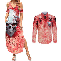 Walk Awax I Hace Anger Issues And A Serious Dislike For Stupid People Couples Matching Summer Maxi Dress and Long Sleeve Button Shirts - Wonder Print Shop
