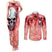 Walk Awax I Hace Anger Issues And A Serious Dislike For Stupid People Couples Matching Tank Maxi Dress and Long Sleeve Button Shirts - Wonder Print Shop