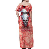 Walk Awax I Hace Anger Issues And A Serious Dislike For Stupid People Family Matching Off Shoulder Maxi Dress and Hawaiian Shirt - Wonder Print Shop