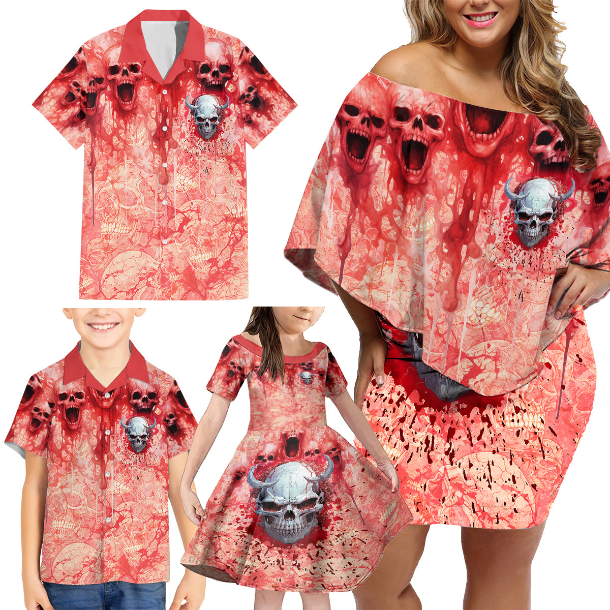 Walk Awax I Hace Anger Issues And A Serious Dislike For Stupid People Family Matching Off Shoulder Short Dress and Hawaiian Shirt - Wonder Print Shop