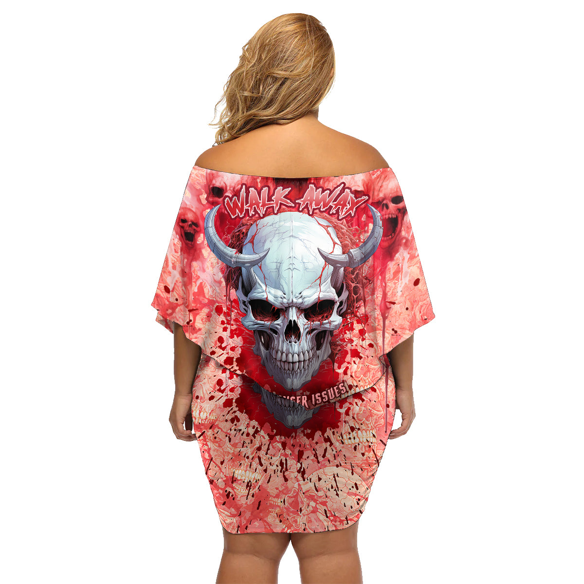 Walk Awax I Hace Anger Issues And A Serious Dislike For Stupid People Family Matching Off Shoulder Short Dress and Hawaiian Shirt - Wonder Print Shop