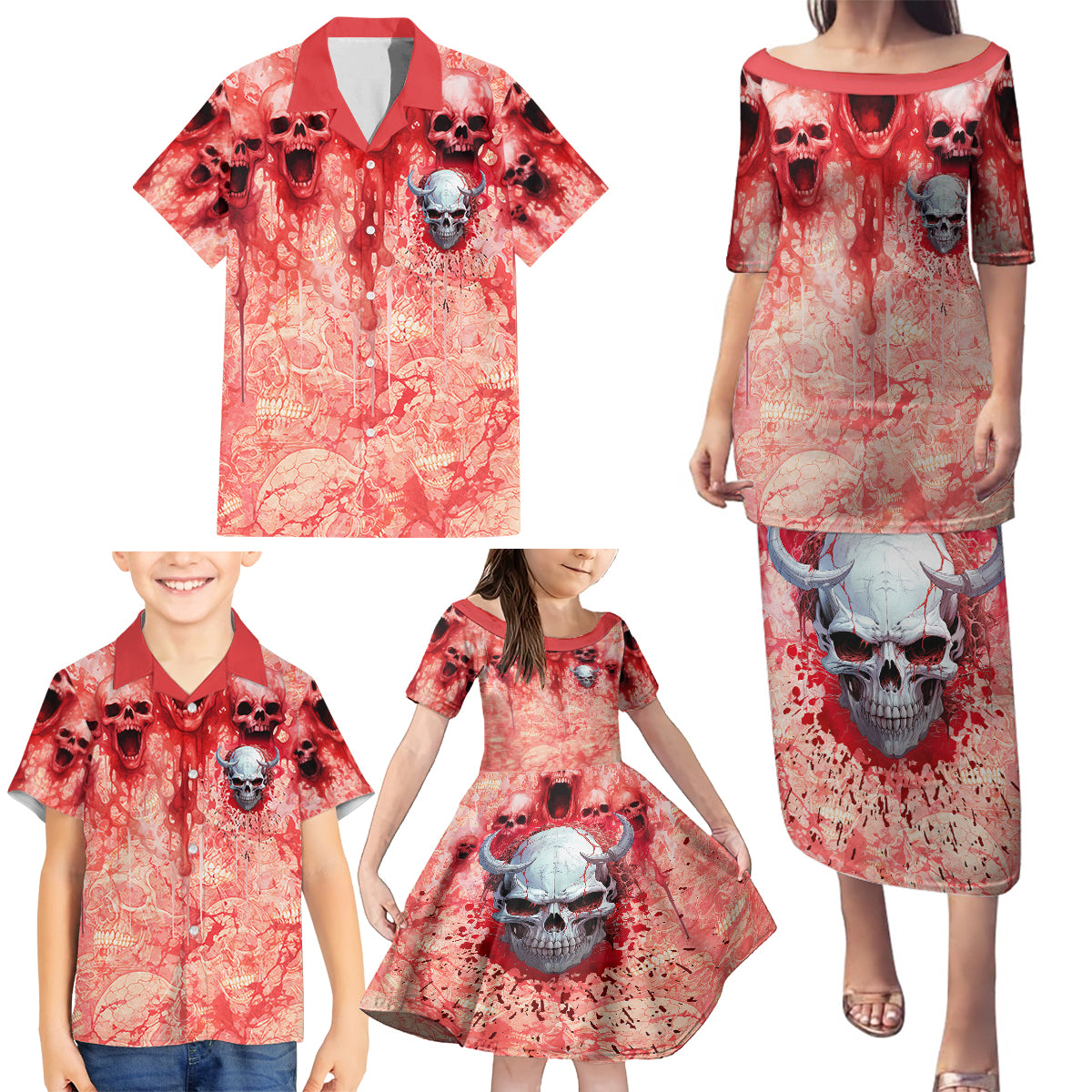 Walk Awax I Hace Anger Issues And A Serious Dislike For Stupid People Family Matching Puletasi Dress and Hawaiian Shirt - Wonder Print Shop