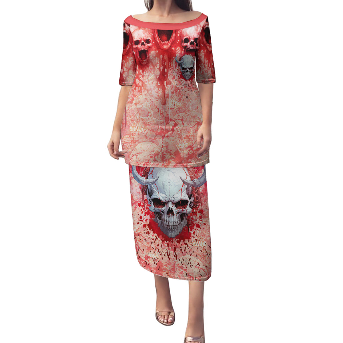 Walk Awax I Hace Anger Issues And A Serious Dislike For Stupid People Family Matching Puletasi Dress and Hawaiian Shirt - Wonder Print Shop