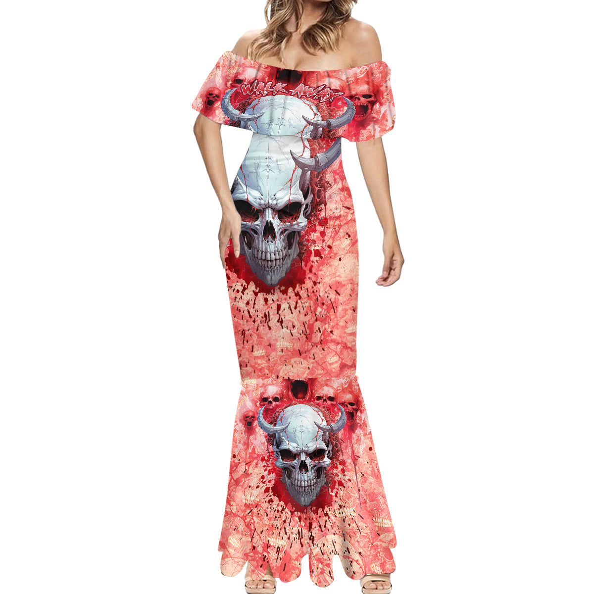 Walk Awax I Hace Anger Issues And A Serious Dislike For Stupid People Mermaid Dress - Wonder Print Shop