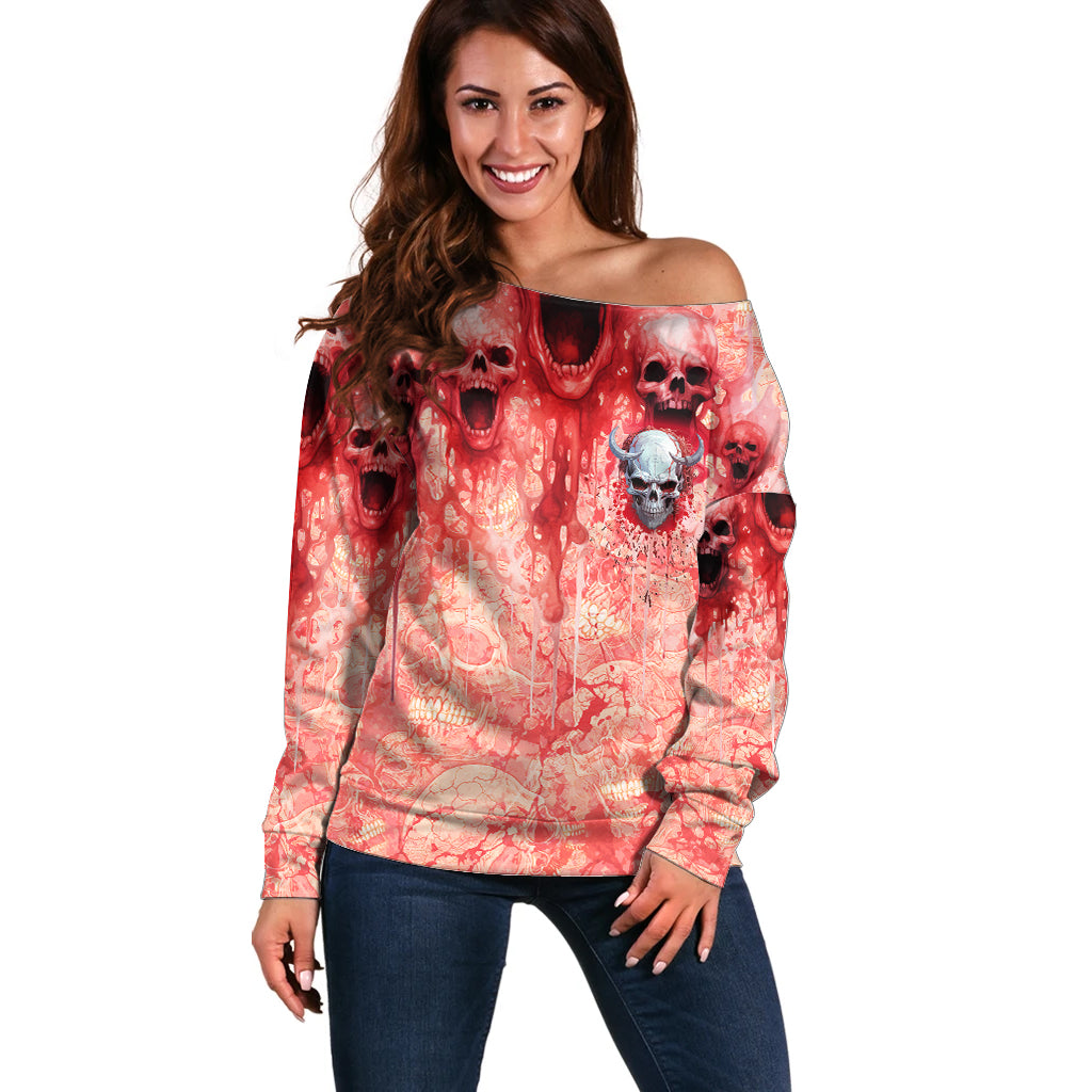 Walk Awax I Hace Anger Issues And A Serious Dislike For Stupid People Off Shoulder Sweater - Wonder Print Shop