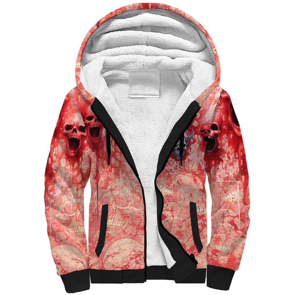 Walk Awax I Hace Anger Issues And A Serious Dislike For Stupid People Sherpa Hoodie - Wonder Print Shop