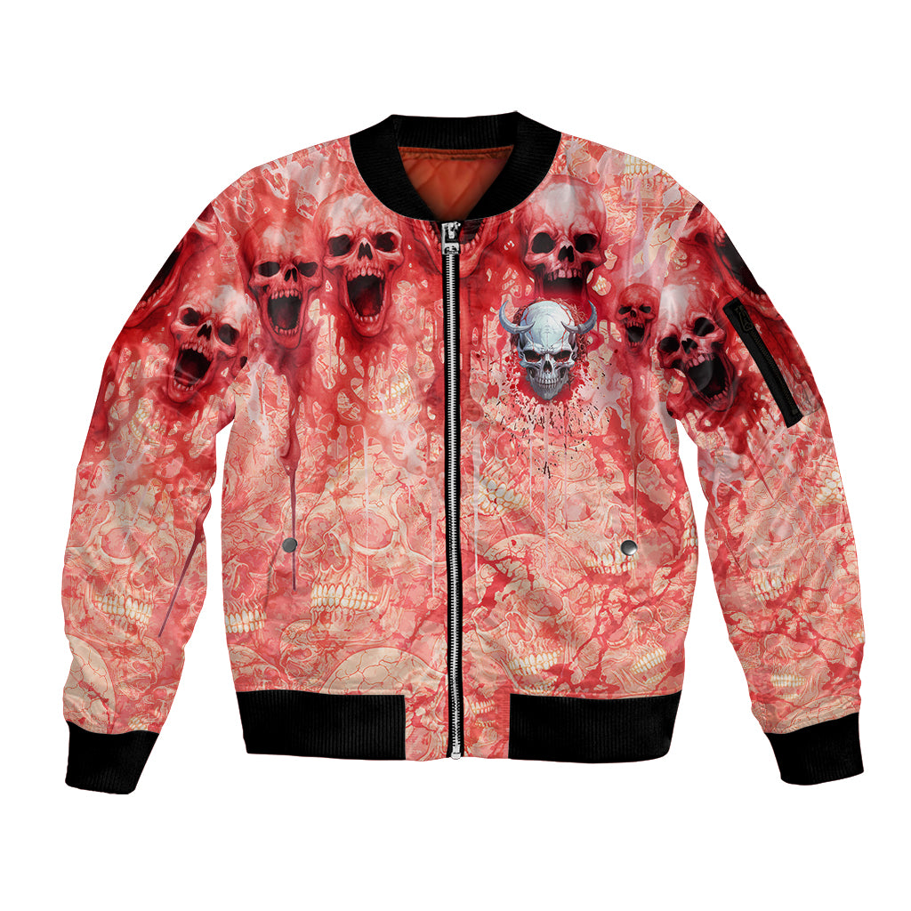 Walk Awax I Hace Anger Issues And A Serious Dislike For Stupid People Sleeve Zip Bomber Jacket - Wonder Print Shop