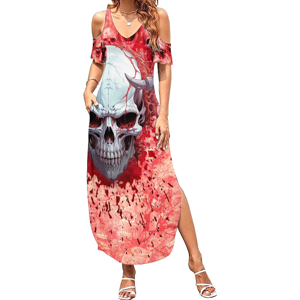 Walk Awax I Hace Anger Issues And A Serious Dislike For Stupid People Summer Maxi Dress - Wonder Print Shop