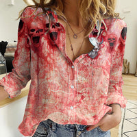 Walk Awax I Hace Anger Issues And A Serious Dislike For Stupid People Women Casual Shirt - Wonder Print Shop