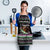 Christmas Dachshund Angel Dog Apron Pink Green Tree Feather Pattern Design - Wonder Print Shop