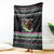 Christmas Dachshund Angel Dog Blanket Pink Green Tree Feather Pattern Design - Wonder Print Shop
