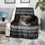 Christmas Dachshund Angel Dog Blanket Pink Green Tree Feather Pattern Design - Wonder Print Shop