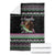 Christmas Dachshund Angel Dog Blanket Pink Green Tree Feather Pattern Design - Wonder Print Shop