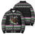 Christmas Dachshund Angel Dog Bomber Puffer Jacket Pink Green Tree Feather Pattern Design - Wonder Print Shop