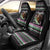 Christmas Dachshund Angel Dog Car Seat Cover Pink Green Tree Feather Pattern Design - Wonder Print Shop