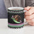 Christmas Dachshund Angel Dog Ceramic Mug Pink Green Tree Feather Pattern Design - Wonder Print Shop