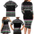 Christmas Dachshund Angel Dog Family Matching Long Sleeve Bodycon Dress and Hawaiian Shirt Pink Green Tree Feather Pattern Design - Wonder Print Shop