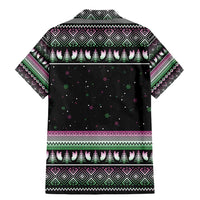 Christmas Dachshund Angel Dog Family Matching Mermaid Dress and Hawaiian Shirt Pink Green Tree Feather Pattern Design - Wonder Print Shop
