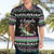 Christmas Dachshund Angel Dog Hawaiian Shirt Pink Green Tree Feather Pattern Design - Wonder Print Shop