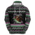 Christmas Dachshund Angel Dog Hoodie Pink Green Tree Feather Pattern Design - Wonder Print Shop