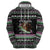 Christmas Dachshund Angel Dog Hoodie Pink Green Tree Feather Pattern Design - Wonder Print Shop