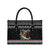 Christmas Dachshund Angel Dog Leather Bag Pink Green Tree Feather Pattern Design - Wonder Print Shop