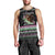 Christmas Dachshund Angel Dog Men Tank Top Pink Green Tree Feather Pattern Design - Wonder Print Shop