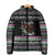Christmas Dachshund Angel Dog Padded Jacket Pink Green Tree Feather Pattern Design - Wonder Print Shop