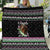 Christmas Dachshund Angel Dog Quilt Pink Green Tree Feather Pattern Design - Wonder Print Shop