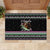 Christmas Dachshund Angel Dog Rubber Doormat Pink Green Tree Feather Pattern Design - Wonder Print Shop