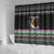 Christmas Dachshund Angel Dog Shower Curtain Pink Green Tree Feather Pattern Design - Wonder Print Shop