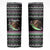 Christmas Dachshund Angel Dog Skinny Tumbler Pink Green Tree Feather Pattern Design - Wonder Print Shop