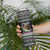 Christmas Dachshund Angel Dog Skinny Tumbler Pink Green Tree Feather Pattern Design - Wonder Print Shop