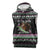 Christmas Dachshund Angel Dog Sleeveless Hoodie Pink Green Tree Feather Pattern Design - Wonder Print Shop