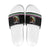 Christmas Dachshund Angel Dog Slide Sandals Pink Green Tree Feather Pattern Design - Wonder Print Shop