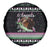 Christmas Dachshund Angel Dog Spare Tire Cover Pink Green Tree Feather Pattern Design - Wonder Print Shop