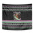 Christmas Dachshund Angel Dog Tapestry Pink Green Tree Feather Pattern Design - Wonder Print Shop