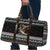 Christmas Dachshund Angel Dog Travel Bag Pink Green Tree Feather Pattern Design - Wonder Print Shop