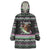 Christmas Dachshund Angel Dog Wearable Blanket Hoodie Pink Green Tree Feather Pattern Design - Wonder Print Shop