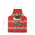 Funny Dachshund Dog Light Up Christmas Apron Snowy Village Red Holiday Design - Wonder Print Shop