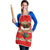 Funny Dachshund Dog Light Up Christmas Apron Snowy Village Red Holiday Design - Wonder Print Shop