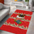 Funny Dachshund Dog Light Up Christmas Area Rug Snowy Village Red Holiday Design - Wonder Print Shop