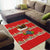 Funny Dachshund Dog Light Up Christmas Area Rug Snowy Village Red Holiday Design - Wonder Print Shop