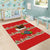 Funny Dachshund Dog Light Up Christmas Area Rug Snowy Village Red Holiday Design - Wonder Print Shop