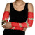 Funny Dachshund Dog Light Up Christmas Arm Sleeves Snowy Village Red Holiday Design - Wonder Print Shop