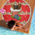 Funny Dachshund Dog Light Up Christmas Beach Blanket Snowy Village Red Holiday Design - Wonder Print Shop